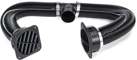 LENTLY Auto Auspuffspitze 60mm Auto Heizung Kanal Lufteinlass Auspuff Schlauch Rohr Air Vent Outlet W/T Form Stecker Für Webasto für Eberspacher Für Propex Endrohrblende