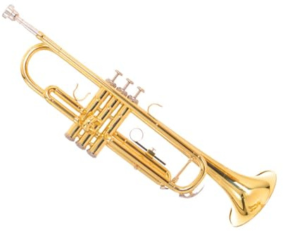 Musikinstrument Trompete B-Trompete Instrument Für Anfänger Und Profispiel Gold