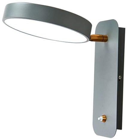 Hemobllo Moderne Wandlampe Einfache Runde Ring Licht Für Wohnzimmer Schlafzimmer Innenlampendekoration Langlebiges Material Installieren