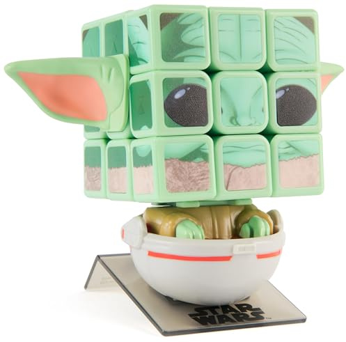 Rubik's Puzzle Brain Teaser Game Cubers Star Wars Grogu
