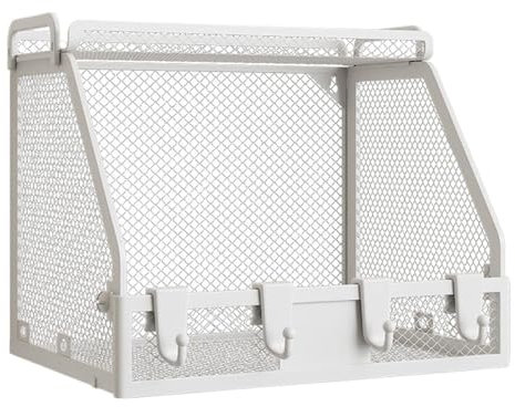Generisch Cesta de frutas colgante, cesta de frutas para cocina, cestas de frutas colgantes para pared de cocina, cesta de pared de metal para almacenamiento de frutas, organizador de frutero de pared