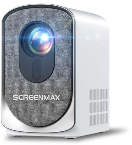 Mini Proiettore SCREENMAX C7 WiFi 6 Bi-Bluetooth 1080P Supporto Messa a Fuoco Elettronica Correzione trapezoidale 200 pollici Home Cinema Cellulare Proiettore