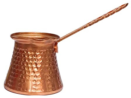 320ml Retro Coffee Pot Greek Arabic Maker Handmade Hammered Copper Machine Small Copper for Milk