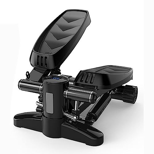 Mini stepper idraulico per salire le scale, con schermo LCD, antiscivolo, silenziosi, pedali, supporta 150 kg, ideale per casa, ufficio, fitness