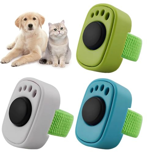 KNUIUYY 3 Clicker para Adiestramiento Perro, Clicker para Perros botón Grande, Clics de Entrenamiento para Perros, para la Muñeca Perro Gato Caballo