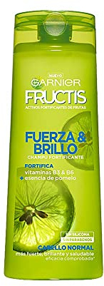 Garnier Fructis Fuerza y Brillo Champú Pelo Normal, 380 ml (Paquete de 1)