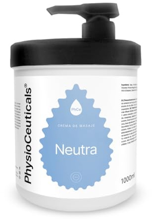 PHYSIOCEUTICALS Crema neutra de alta extensibilidad para uso profesional en fisioterapia, formulada para facilitar maniobras de masaje terapéutico. Presentación: envase de 1000 ml.