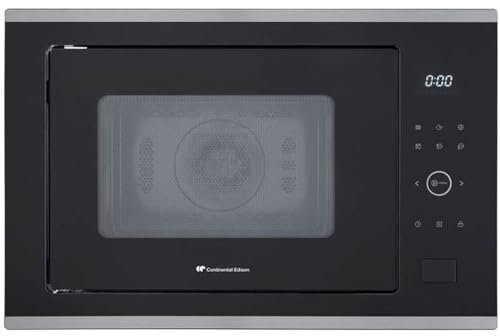 Micro-ondes combiné encastrable CONTINENTAL EDISON CEMO34CEB2 Noir et Inox L59,5 x H38,8 x P46,8 cm 34L Grill et convection