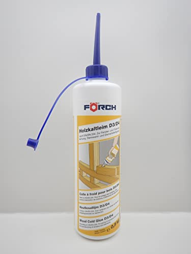 FÖRCH LEIM HOLZLEIM HOLZKALTLEIM D3/ D4 WASSERFEST KLEBEN KLEBER 500g (1)