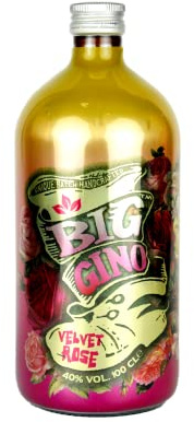 Big Gino Velvet Rose - Gin da 1l – Il Gin floreale che mancava - Ottimo gin per cocktail esotici e pestati