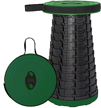 Origin Outdoors Unisex – Erwachsene Teleskop Hocker, Schwarz/Gelb, 45 cm