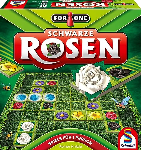 Schmidt Spiele 49431 for One, Schwarze Rosen, Familienspiel