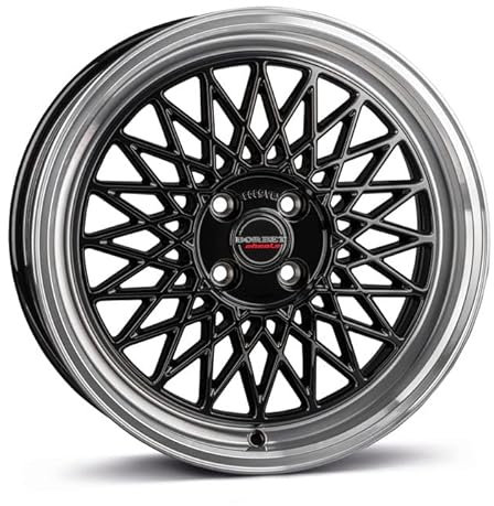 Borbet Felge B 7x17 ET20 4x108 black rim polished B 70720108465,1BRP