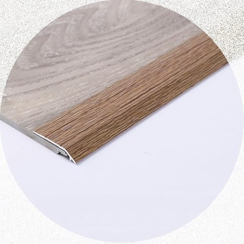 WINARA Abschlussprofil Aluminium 90cm, Übergangsleiste selbstklebend, Übergangsschiene Dehnungsfugenprofil Boden-Leiste höhen-Ausgleich 2-5mm (Color : E, Size : .10pcs)