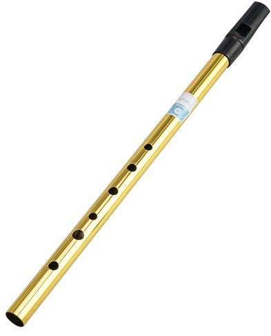 Sondery Irische Pfeife Penny Whistle Tin Whistle Schlüssel D | Aus Messing gefertigt, heller, klarer Klang mit ausgewogener Lautstärke