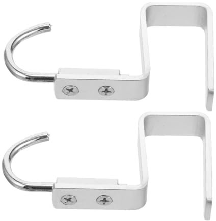 Parliky 2pcs Desk Hook Purse Hooks Table Hanger Holder for Handbags Aluminum Alloy Material Easy to Use and Remove Secure Storage for Office and School