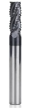 1 Stück Vollhartmetall-Schrupp-Schaftfräser 4 Flöten-CNC-Fräser-Bits Fräser for 50 HRC Metall-Schruppbearbeitung 4 mm bis 12 mm(6xD6x15x50L)