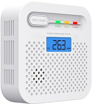 Rilevatore di Monossido di Carbonio Smart, Allarmi per Monossido di Carbonio con WiFi per la Casa, Monitor Remoto APP per Rilevatore di Allarme CO con Batteria di 10 Anni, Compatibile Alexa. 1PCS