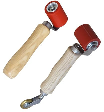Kit de rodillos de presión de mano extraíbles de 40 mm, herramienta de soldadura de PVC resistente a altas temperaturas para cinta de techo de una sola capa, amortiguación de sonido, pancarta (cabeza