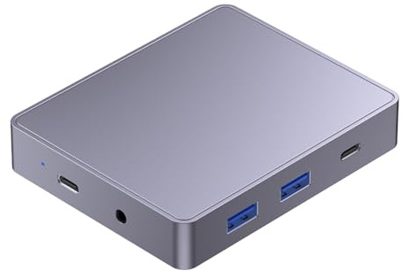 10 In 1 USB C Docking Station Adattatore Multiport Lettore di Schede TF Porta Multipli 3.5mm Dock Station USB Per Notebook Laptop USB C Docking Station Gigabit Ethernet