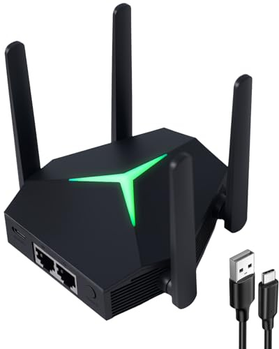 AC1200 WiFi Range Extender, USB Dual Band 5GHz/2.4GHz WiFi Repeater with 3 Modes & 2 Ethernet Ports Cover up to 12000 Sq.ft, EX004 Internet Signal Booster for Whole Home, Plug and Play (Black)