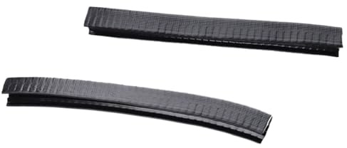 SMASOLO Riel Anticolisión de Caucho Negro 30 CM para Patinetas Dobles y Longboards, Funda Protectora para Bordes y Puntas en Skatepark