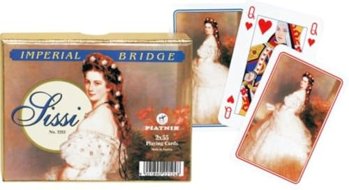 Piatnik - 2212 - Cartes à Jouer - Sisi Bridge - 2 x 55 Pièces