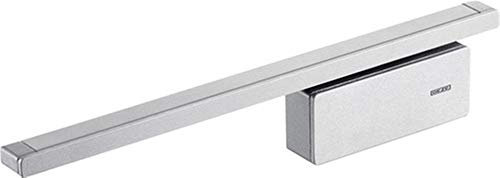 GEZE 184091, silber Türdämpfer ActiveStop aufliegend, Türdämpfung für Glastüren
