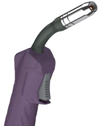Parweld MB25 4 metre Mig Torch Rating 184a CO2, 160a Mixed Gas 60% 0.8-1.2 Wire