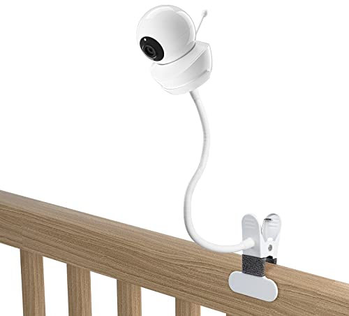 BECEMURU Vielseitig einsetzbare, flexible Klemmhalterung mit 1/4-Zoll-Schraube, 3M-Anschluss, kompatibel mit Babysense HD S2/V43 Babyphone