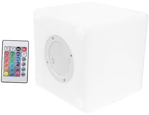 Gadpiparty Led Würfelleuchte Outdoor Pe Material Farbwechsel Mit Fernbedienung Gartenlicht 15cm Batterie Betrieben Für Pool Party Atmosphäre