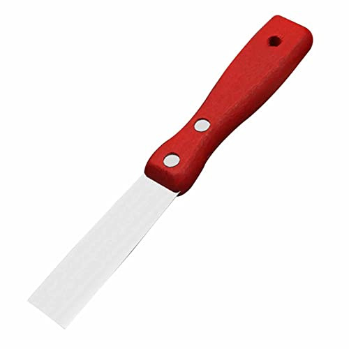 Coltello da stucco, coltello professionale per stucco, interamente in metallo lucido, ergonomico per finitura cartongesso, raschiatura intonaco, decalcomanie e carta da parati (2,5 cm)