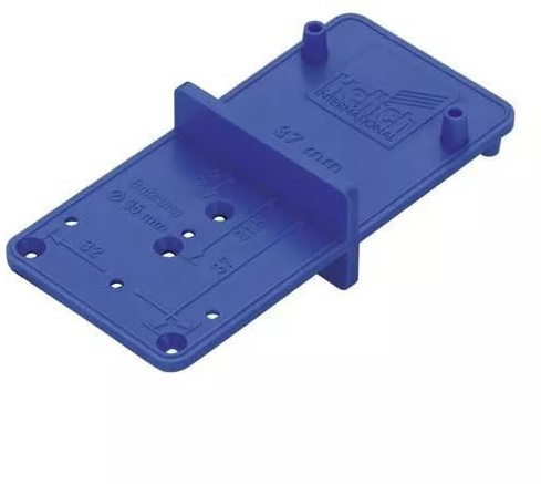 Hettich ACCURA Bohrschablone Ankörnschablone MultiBlue, 351