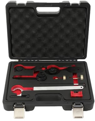 YILIKISS 9tlg Zahnriemen Werkzeug Set, Motor Einstellwerkzeug für 1.0/1.2/1.4/1.5 TSI und TFSI als auch 1.6 MPI Motoren, Kompatibel mit VW, Audi, Seat, Skoda