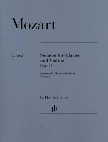 Sonaten für Klavier und Violine, Band I: Besetzung: Violine und Klavier (G. Henle Urtext-Ausgabe)