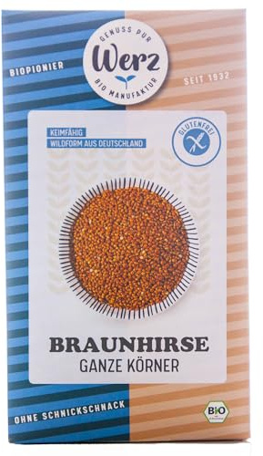 Braunhirse, ganze Körner, glutenfrei 1 x 500 g