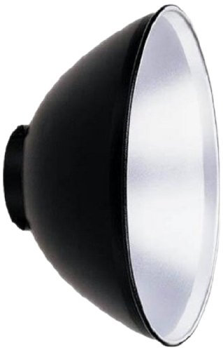 Falcon Eyes 290586 Parábola reflectora Accesorio para Flash de Estudio fotográfico - Accesorios para Flash de Estudios fotográficos (Parábola reflectora, 40 cm, Negro, Plata, Falcon Eyes LHD-B455)
