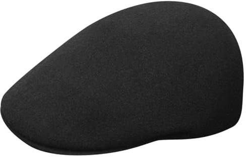 Kangol Headwear 507 Mütze aus Nahtloser Wolle, Schwarz (Schwarz/Gold Bg), M