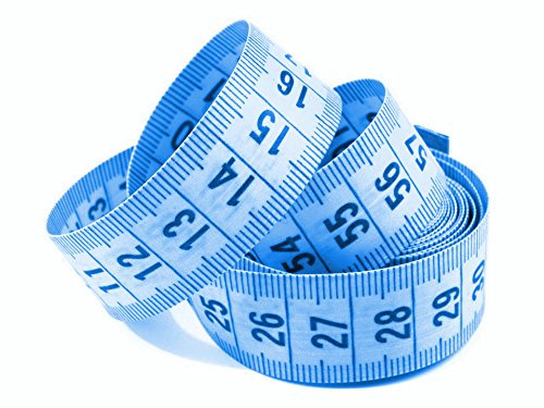 1 Maßband blau 150cm inkl. Aufbewahrungsdose, Schneidermaßband, Bandmaß