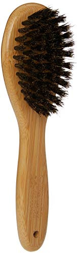 BAMBOO GROOM Oval Pin Brush I Größe S/M I Tierhaarbürste für Tiere mit kurzem & mittellangem Fell I Hundebürste mit abgerundeten Pins I Bürsten zur Fellpflege I Bürste für Katze & Hund