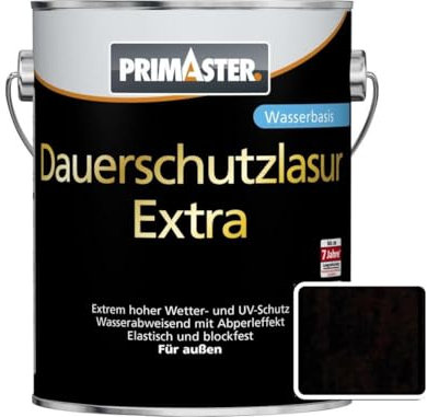 Primaster Dauerschutzlasur Extra Palisander 750ml Holzlasur Außen Holzschutz