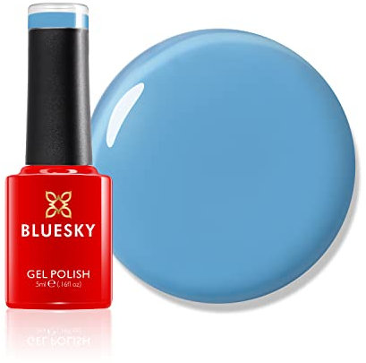 BLUESKY Gel Nail Polish, This is So Me, SS2322, Sea Blue, Long Lasting, Chip Resistant, 5 ml Requires Drying Under UV LED Lamp