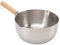 Cacahuete De 20cm Sin Tapa, Olla De Leche Caliente Antiadherente De Acero Inoxidable, Calentador De Leche De Café Con Mantequilla Japonesa Con Mango De Madera Para Pollo Frito, Verduras, Sopa