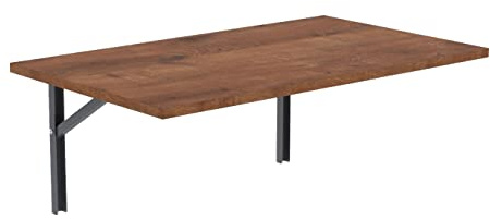 AKKE Klapptisch Wandklapptisch, klappbar, 100cm x 60cm, Antik-Eiche
