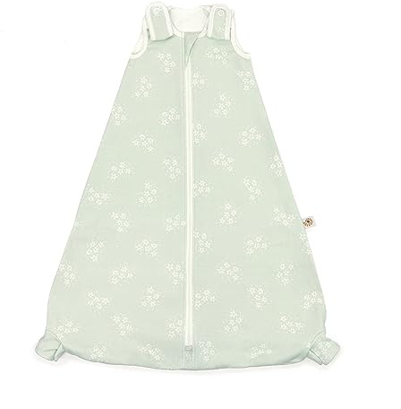 ERGObaby babysovsäck med ben 18–36 månader 0,5 Tog bomull, baby sommarsovsäck On The Move Starry mint