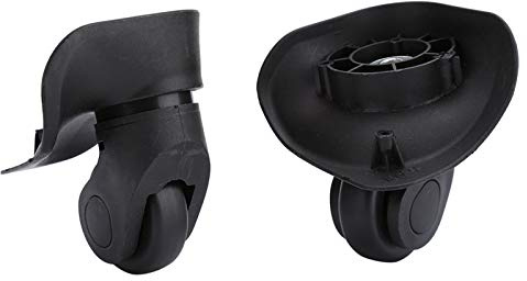 Bagagehjul Resväska Hjul 2 St/set PVC Byte Av Enkel Rulle för Resväskatillbehör