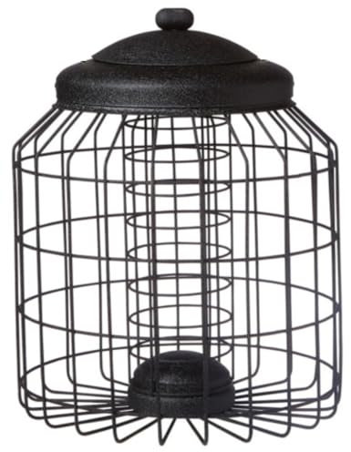 Unibos | 𝗘𝗫𝗧𝗥𝗔 𝗟𝗔𝗥𝗚𝗘 | Metal Fat Ball Wild Bird Feeder, Easy to Fill and Clean, Attracts Many Species of Garden Birds, Hanging Bird Feeder, Heavy Duty, Squirrel Proof