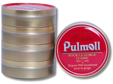Lot 5 Boites Pulmoll Rétro classique | Edition limitée | Pastilles Pulmoll Depuis 1946