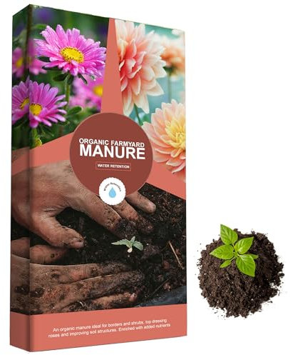 Organic Farmyard Manure 40 Litres For Gardeners With Essential Nutrients Encouraging Healthy Plant Growth (1 Bag (40 Litres))