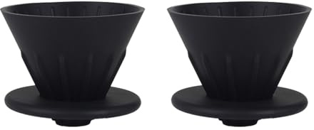 2Pcs Coffee Drippers, Collapsible Pour Over Coffee Makers Portable Cone Coffee Strainers with Cup Holder for Camping Outdoor Office Home Travel Picnic Backpacking